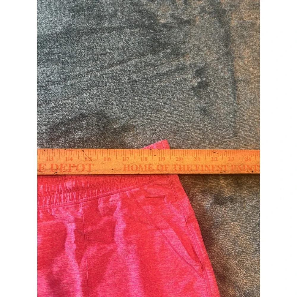 Reebok Athletic Performance Shorts 2XL Women Heathered Pink Red Activewear